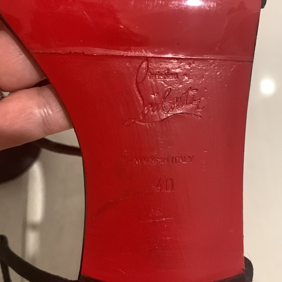 SOLD Authentic Louboutin, EU size 40 (true US 10), Swarovski crystals - Picture 6 of 6